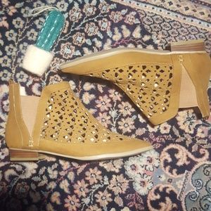 Never worn anthropologie booties